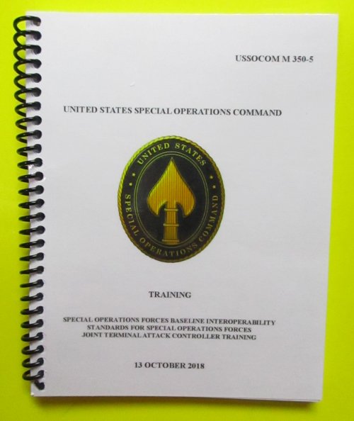 USSOCOM Manual 350-5 - SOF conducting JTAC Training - BIG size - Click Image to Close